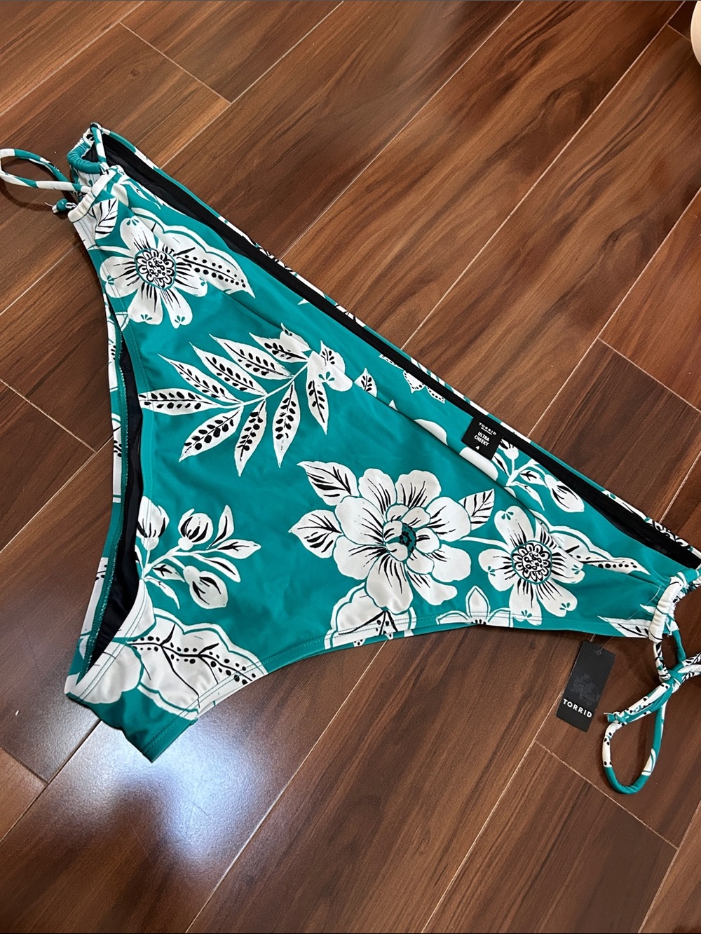 Size 4 Torrid Swim ultra cheeky bikini bottom nwt